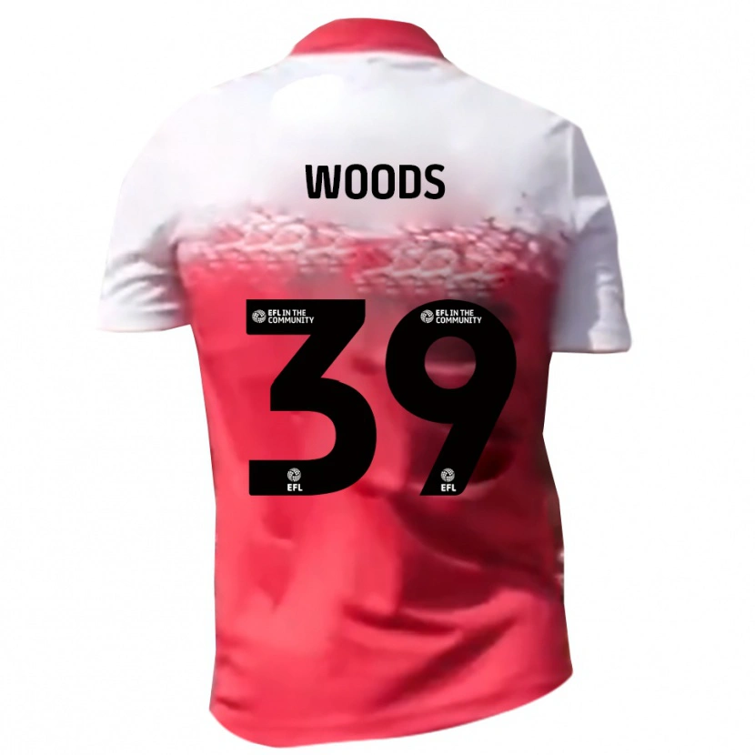 Danxen Men Josh Woods #39 Red White Home Jersey 2025/26 T-Shirt