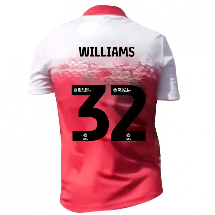 Danxen Men Lennox Williams #32 Red White Home Jersey 2025/26 T-Shirt