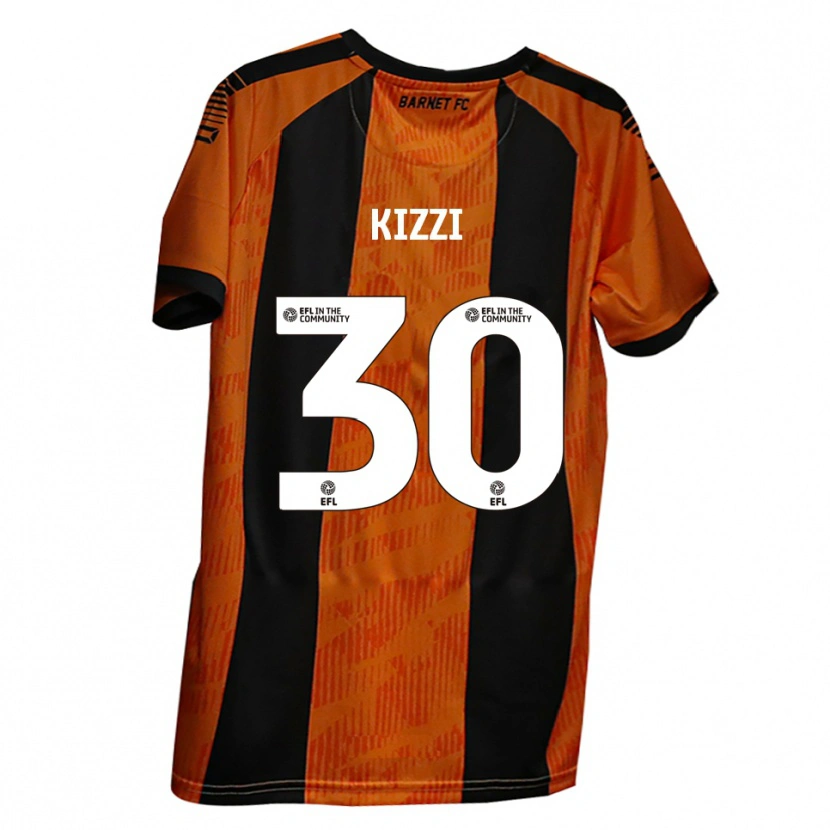Danxen Men Joe Kizzi #30 Orange Black Home Jersey 2025/26 T-Shirt
