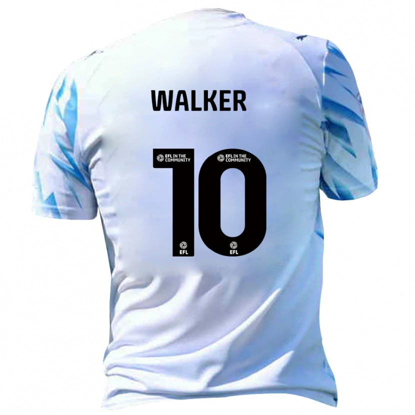 Danxen Men Tyler Walker #10 White Sky Blue Home Jersey 2025/26 T-Shirt