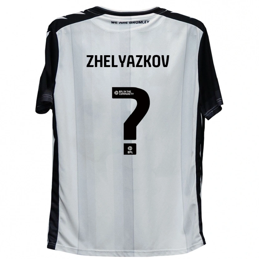 Danxen Men Zhechko Zhelyazkov #0 White Black Home Jersey 2025/26 T-Shirt