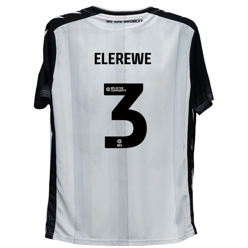Danxen Men Deji Elerewe #3 White Black Home Jersey 2025/26 T-Shirt