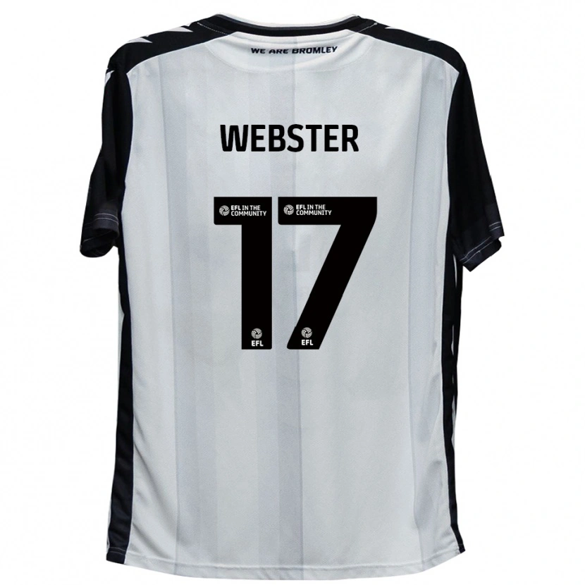 Danxen Men Byron Webster #17 White Black Home Jersey 2025/26 T-Shirt