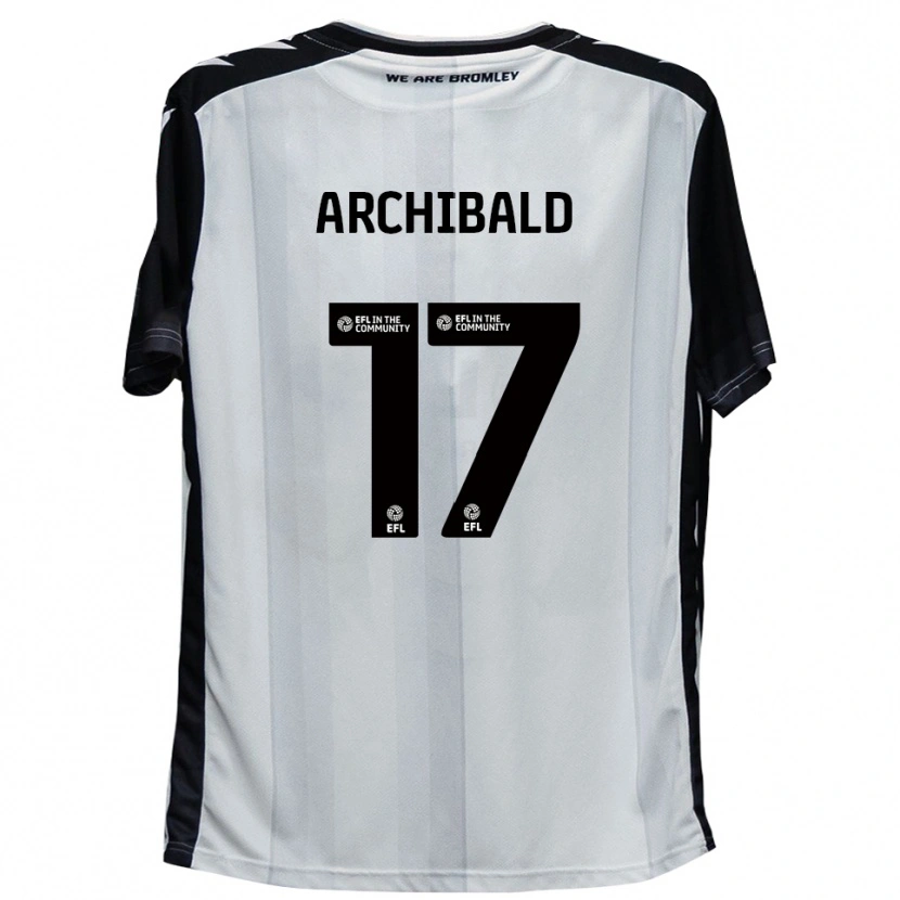 Danxen Men Sam Archibald #17 White Black Home Jersey 2025/26 T-Shirt