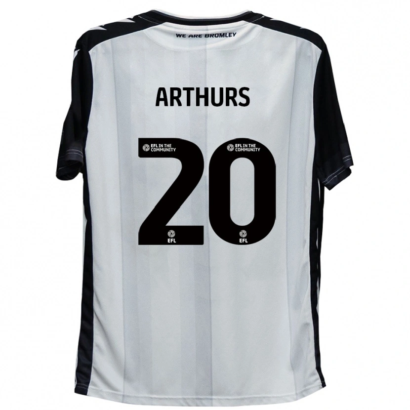 Danxen Men Jude Arthurs #20 White Black Home Jersey 2025/26 T-Shirt