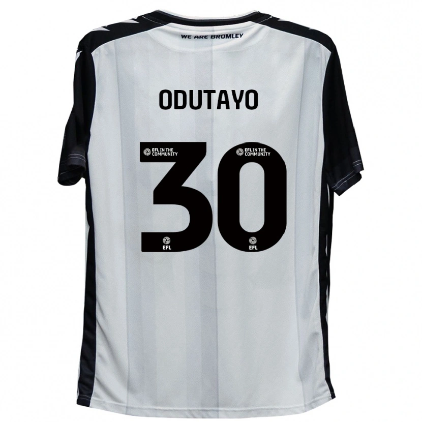 Danxen Men Idris Odutayo #30 White Black Home Jersey 2025/26 T-Shirt