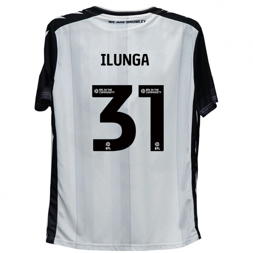 Danxen Men Brooklyn Ilunga #31 White Black Home Jersey 2025/26 T-Shirt