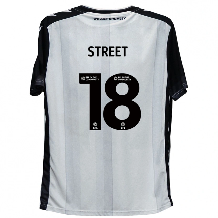 Danxen Men Will Street #18 White Black Home Jersey 2025/26 T-Shirt