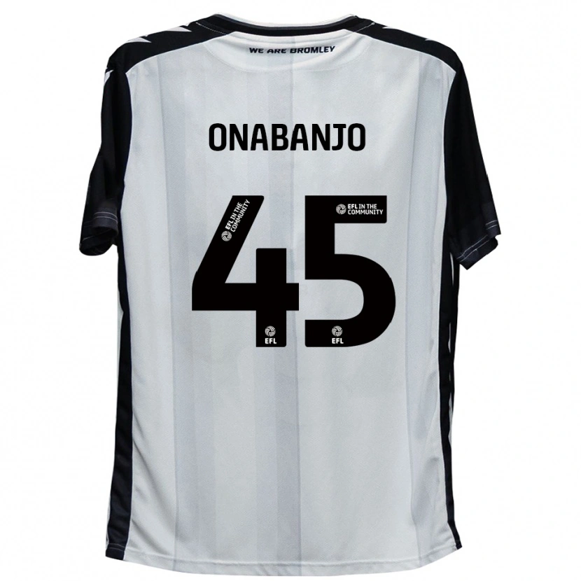 Danxen Men Remi Onabanjo #45 White Black Home Jersey 2025/26 T-Shirt