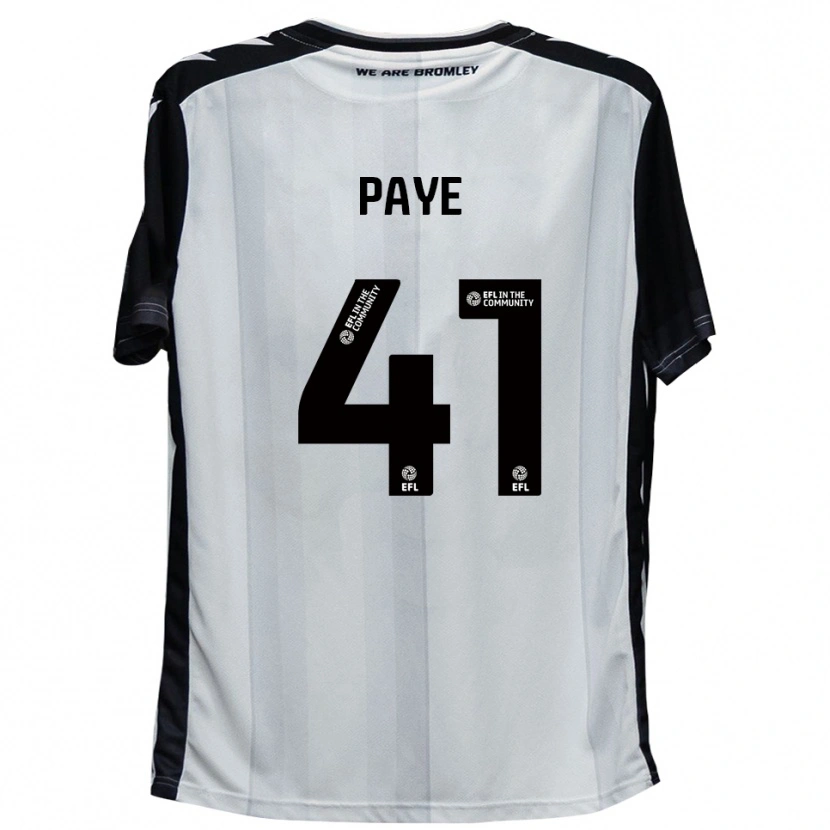 Danxen Men Charlie Paye #41 White Black Home Jersey 2025/26 T-Shirt