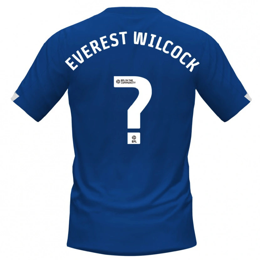 Danxen Men Tom Everest Wilcock #0 Blue White Home Jersey 2025/26 T-Shirt