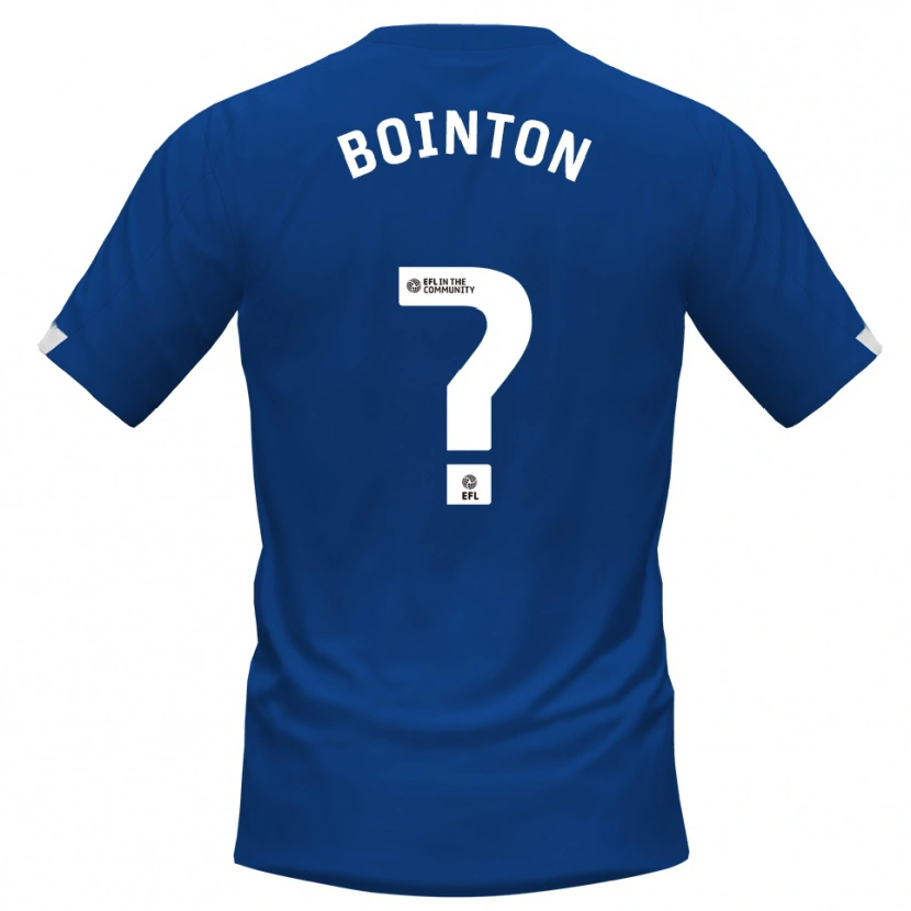 Danxen Men Oliver Bointon #0 Blue White Home Jersey 2025/26 T-Shirt