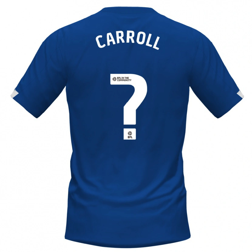 Danxen Men Rhianne Carroll #0 Blue White Home Jersey 2025/26 T-Shirt