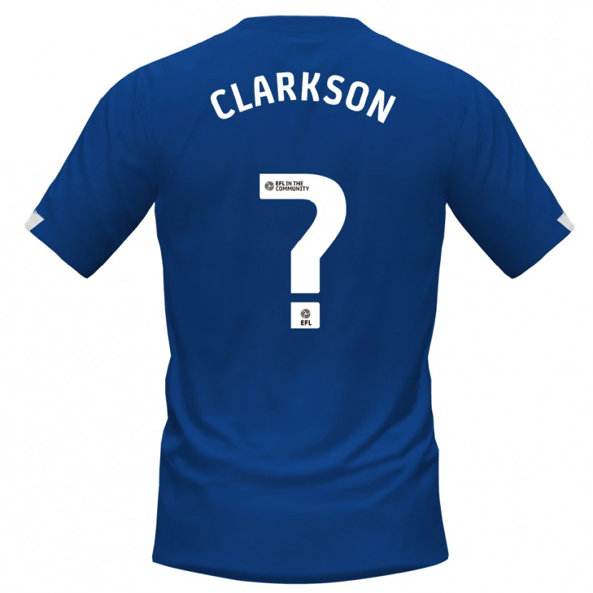 Danxen Men Megan Clarkson #0 Blue White Home Jersey 2025/26 T-Shirt