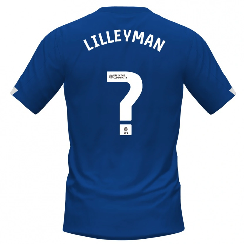 Danxen Men Rebecca Lilleyman #0 Blue White Home Jersey 2025/26 T-Shirt