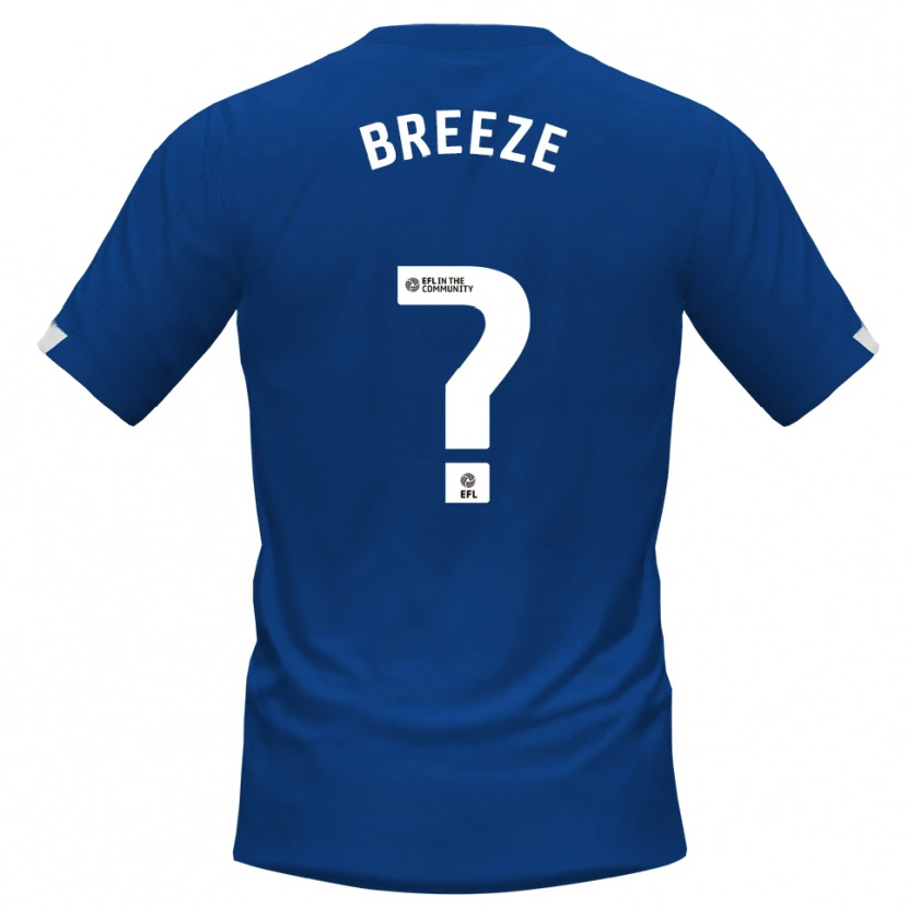 Danxen Men Meghan Breeze #0 Blue White Home Jersey 2025/26 T-Shirt