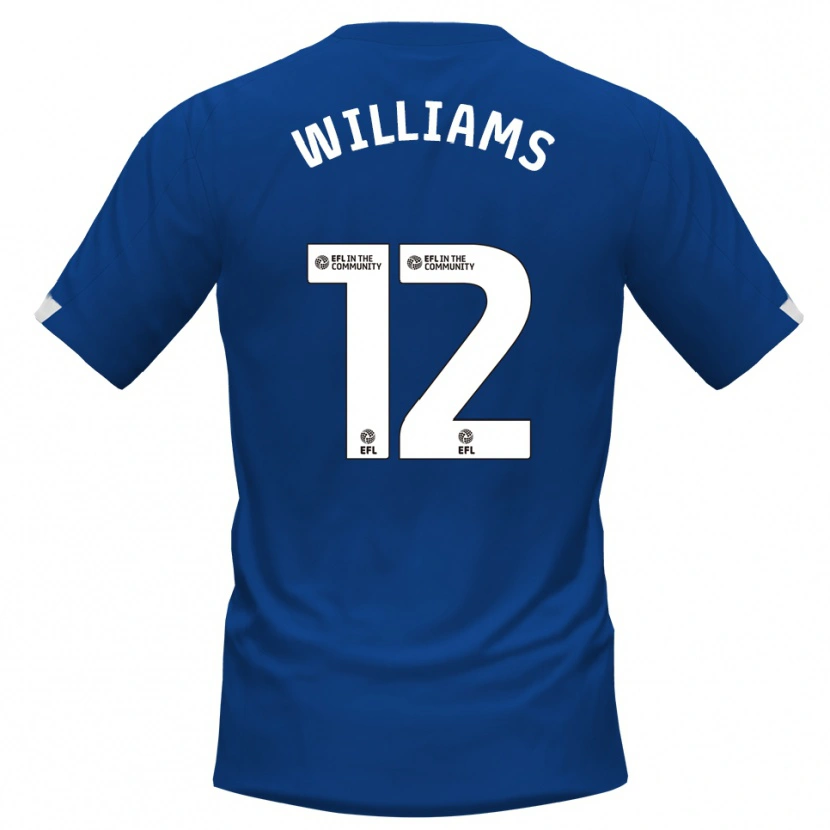 Danxen Men Tyrone Williams #12 Blue White Home Jersey 2025/26 T-Shirt