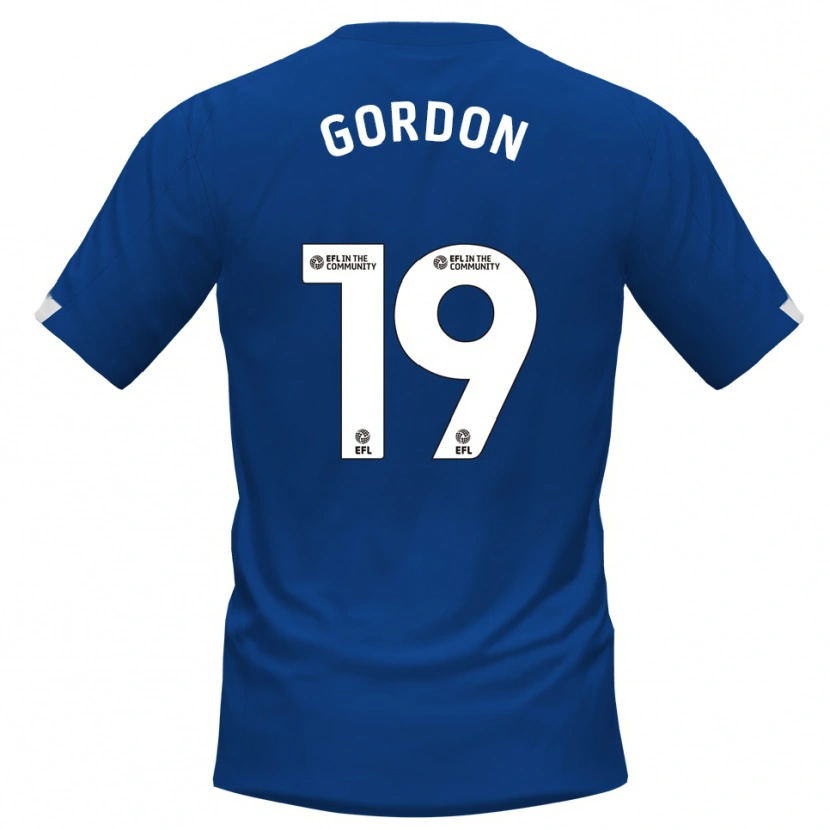 Danxen Men Lewis Gordon #19 Blue White Home Jersey 2025/26 T-Shirt