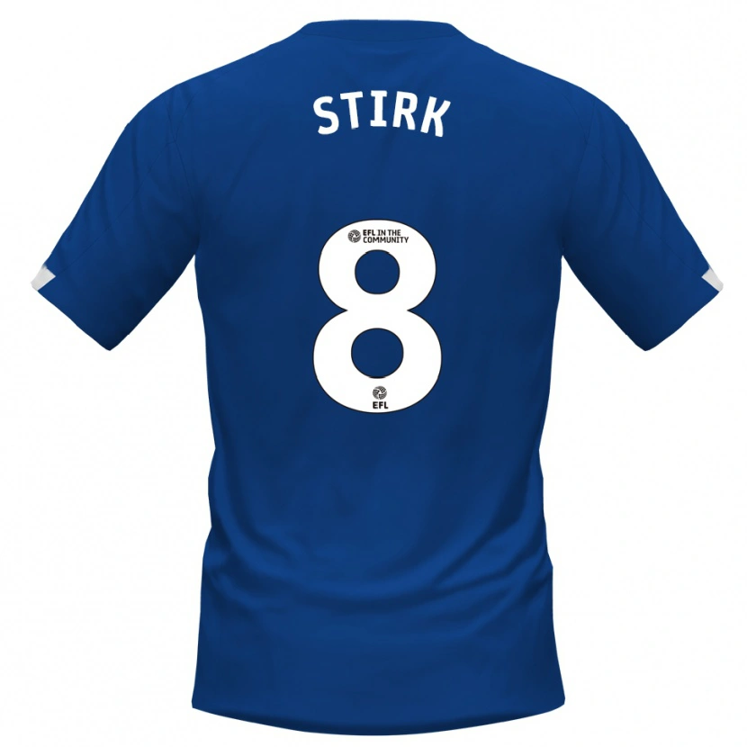 Danxen Men Ryan Stirk #8 Blue White Home Jersey 2025/26 T-Shirt