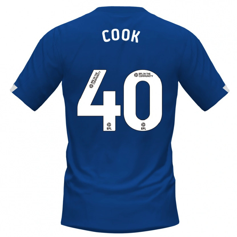 Danxen Men Connor Cook #40 Blue White Home Jersey 2025/26 T-Shirt