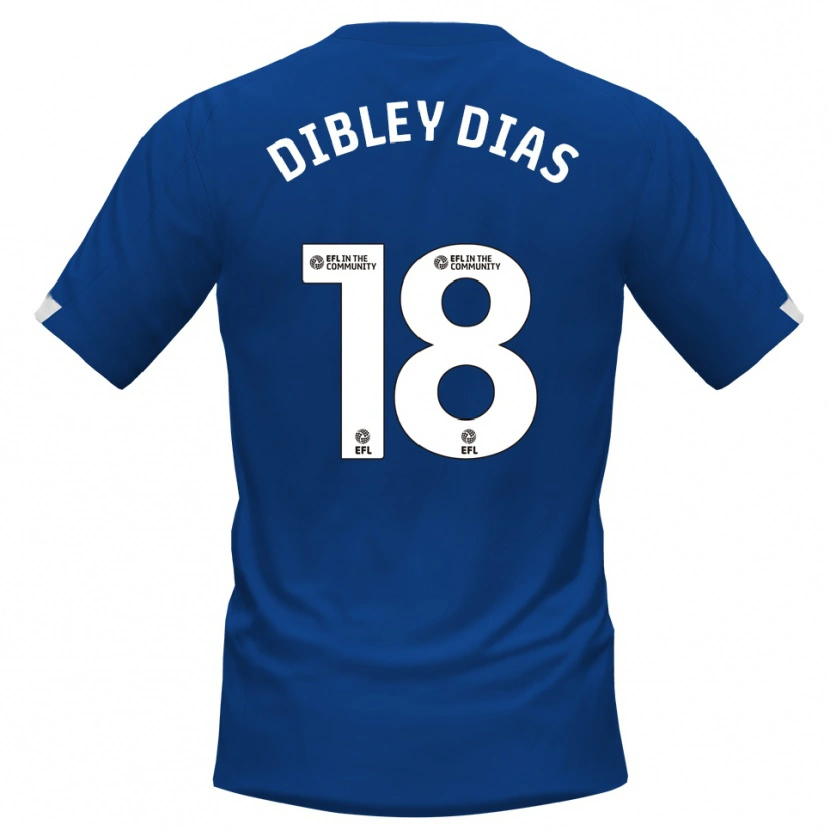 Danxen Men Matt Dibley-Dias #18 Blue White Home Jersey 2025/26 T-Shirt
