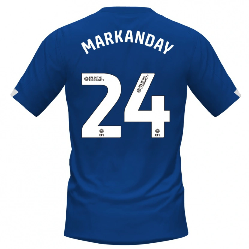 Danxen Men Dilan Markanday #24 Blue White Home Jersey 2025/26 T-Shirt