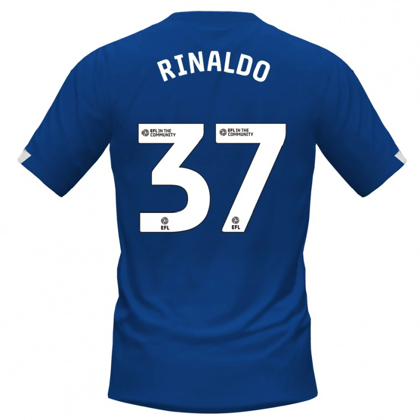 Danxen Men Ashton Rinaldo #37 Blue White Home Jersey 2025/26 T-Shirt