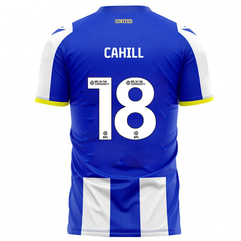 Danxen Men Ella Cahill #18 Blue White Home Jersey 2025/26 T-Shirt