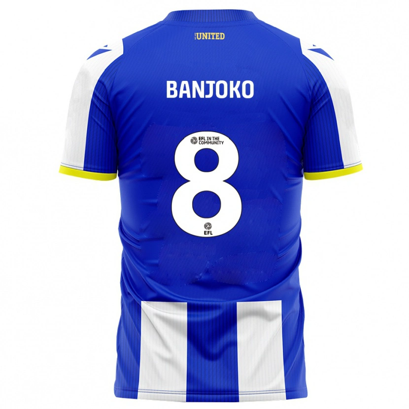 Danxen Men Daniel Banjoko #8 Blue White Home Jersey 2025/26 T-Shirt