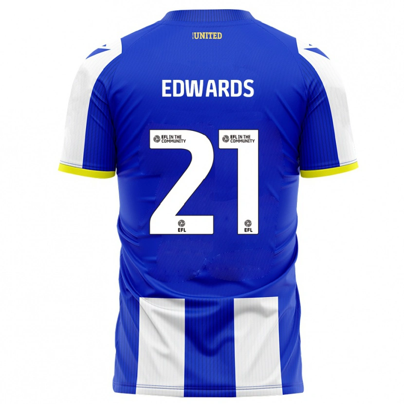 Danxen Men Owura Edwards #21 Blue White Home Jersey 2025/26 T-Shirt