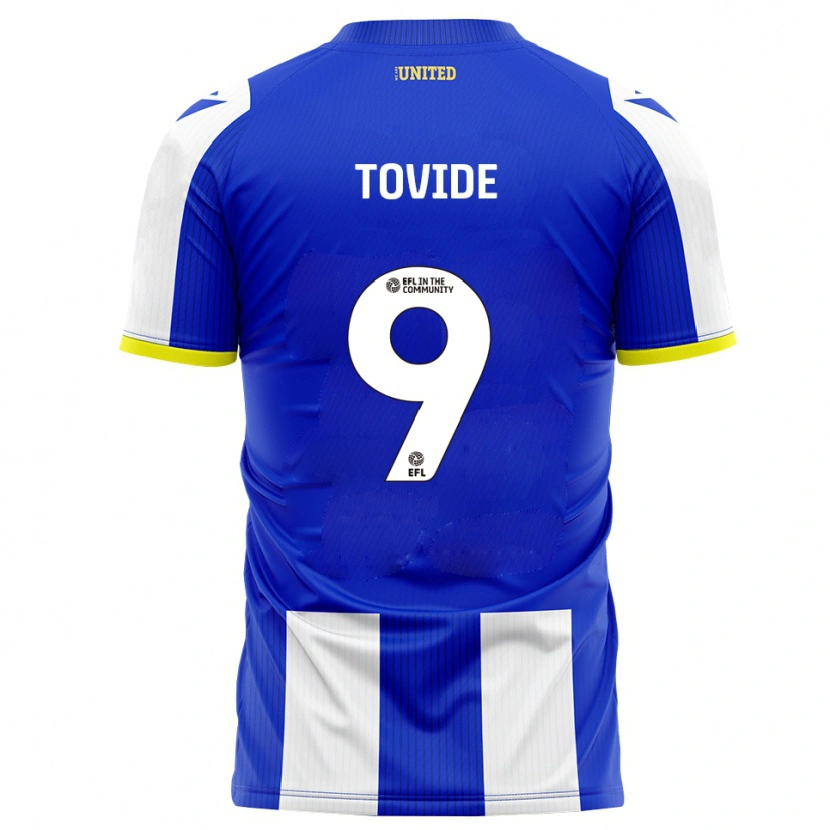 Danxen Men Samson Tovide #9 Blue White Home Jersey 2025/26 T-Shirt