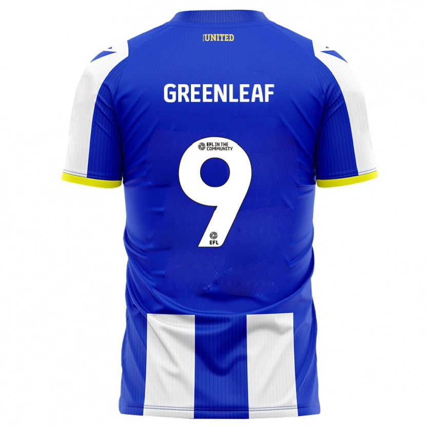 Danxen Men Ruby Greenleaf #9 Blue White Home Jersey 2025/26 T-Shirt