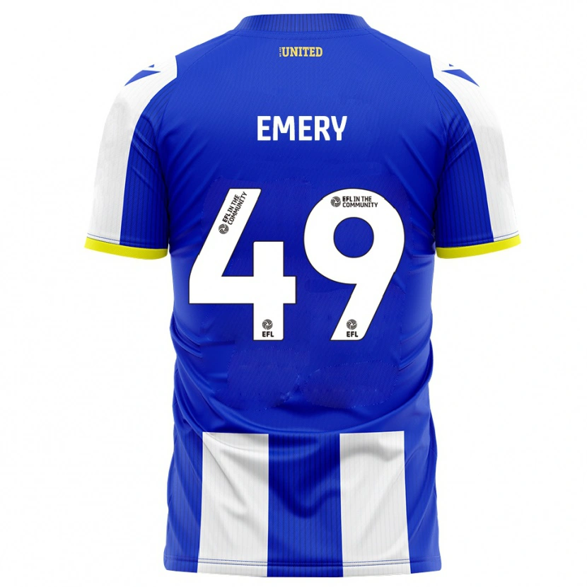 Danxen Men Lennox Emery #49 Blue White Home Jersey 2025/26 T-Shirt