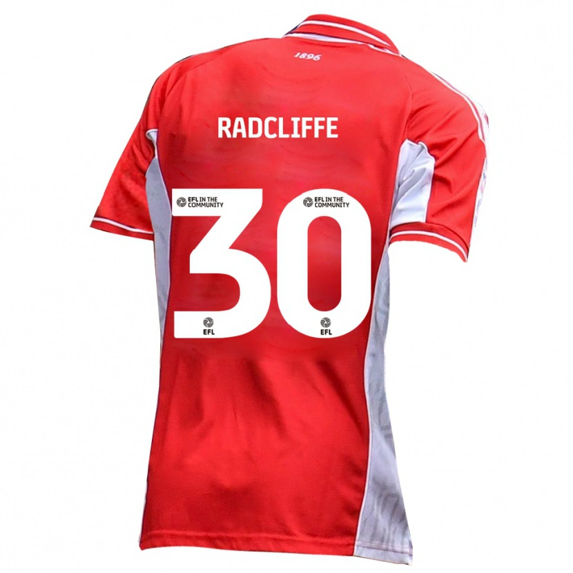 Danxen Men Ben Radcliffe #30 Red White Home Jersey 2025/26 T-Shirt