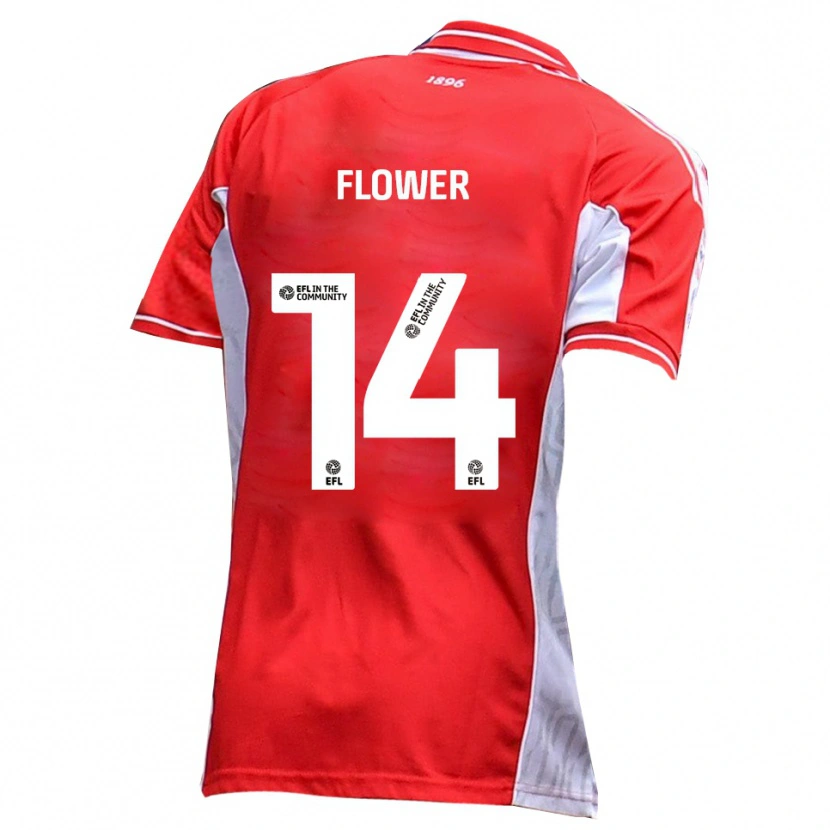 Danxen Men Louis Flower #14 Red White Home Jersey 2025/26 T-Shirt
