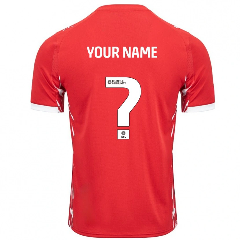 Danxen Men Your Name #0 Red White Home Jersey 2025/26 T-Shirt