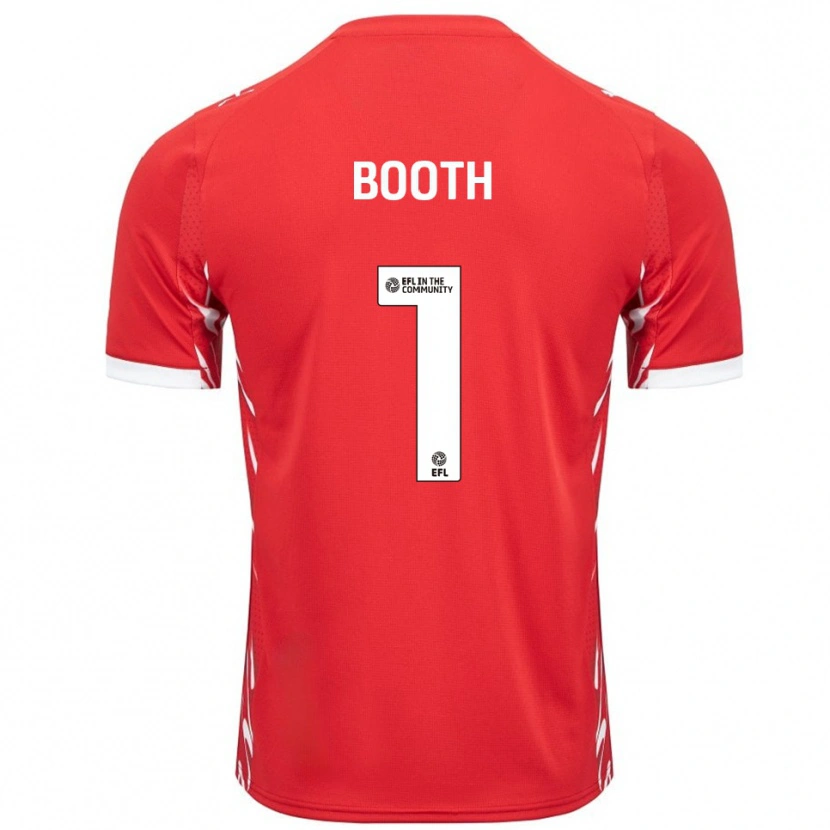 Danxen Men Tom Booth #1 Red White Home Jersey 2025/26 T-Shirt