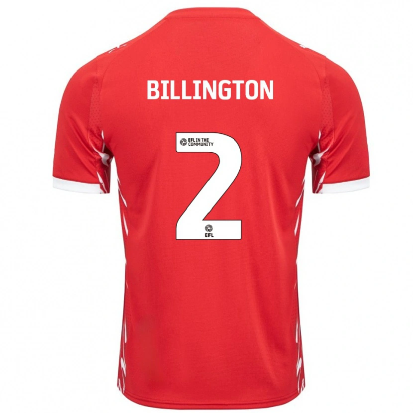 Danxen Men Lewis Billington #2 Red White Home Jersey 2025/26 T-Shirt