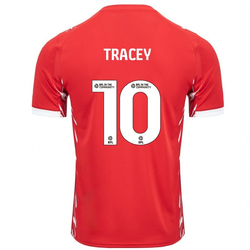 Danxen Men Shilow Tracey #10 Red White Home Jersey 2025/26 T-Shirt