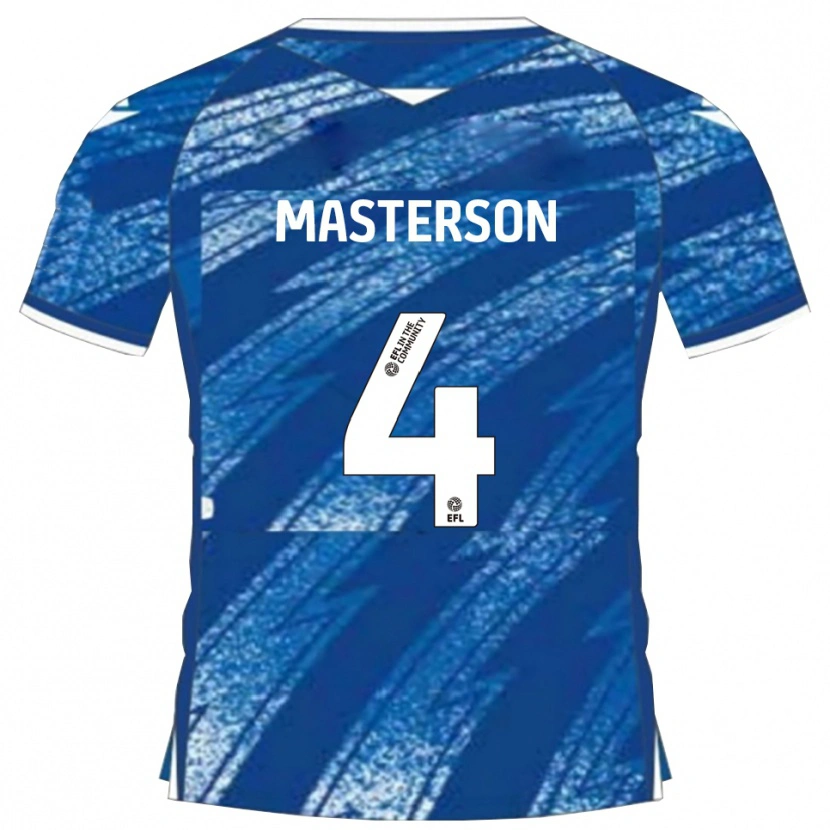 Danxen Men Conor Masterson #4 Blue White Home Jersey 2025/26 T-Shirt