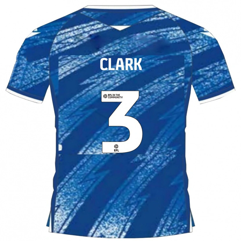 Danxen Men Max Clark #3 Blue White Home Jersey 2025/26 T-Shirt