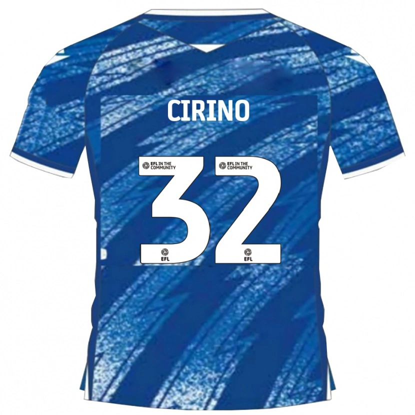 Danxen Men Lenni Cirino #32 Blue White Home Jersey 2025/26 T-Shirt