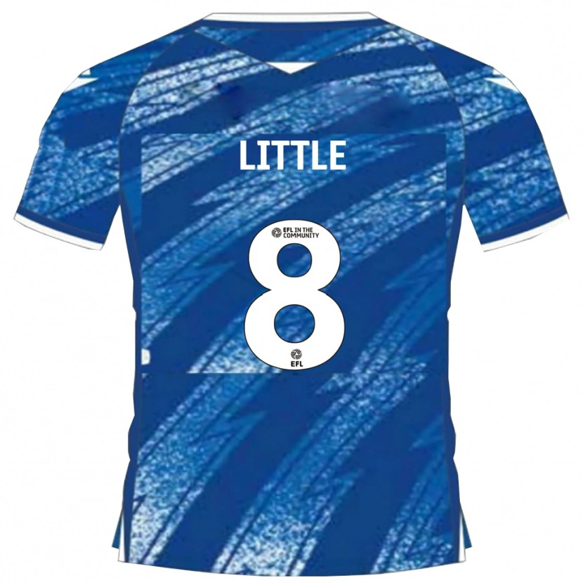 Danxen Men Armani Little #8 Blue White Home Jersey 2025/26 T-Shirt