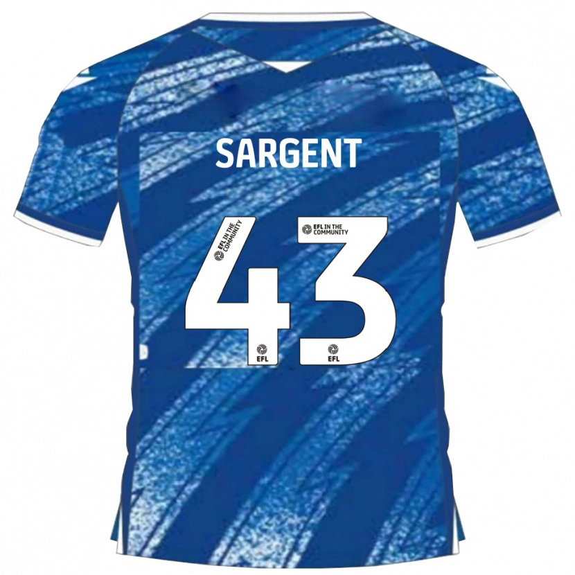 Danxen Men Stan Sargent #43 Blue White Home Jersey 2025/26 T-Shirt