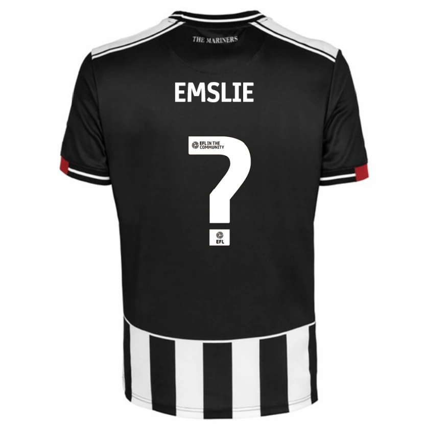 Danxen Men Abbie Emslie #0 Black White Red Home Jersey 2025/26 T-Shirt