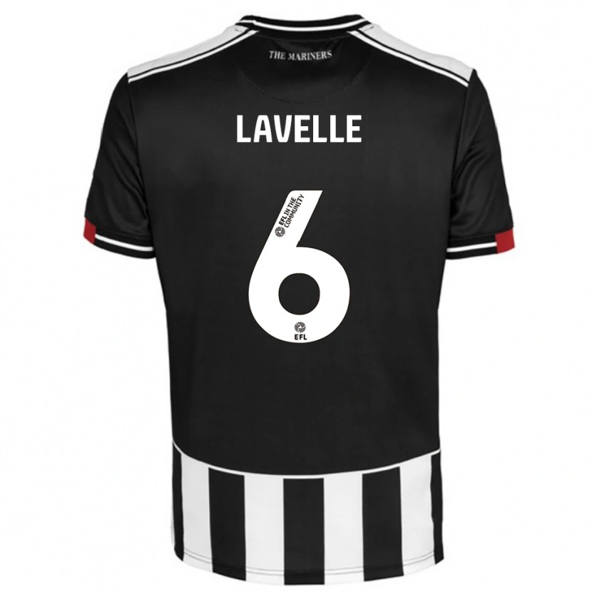 Danxen Men Sam Lavelle #6 Black White Red Home Jersey 2025/26 T-Shirt