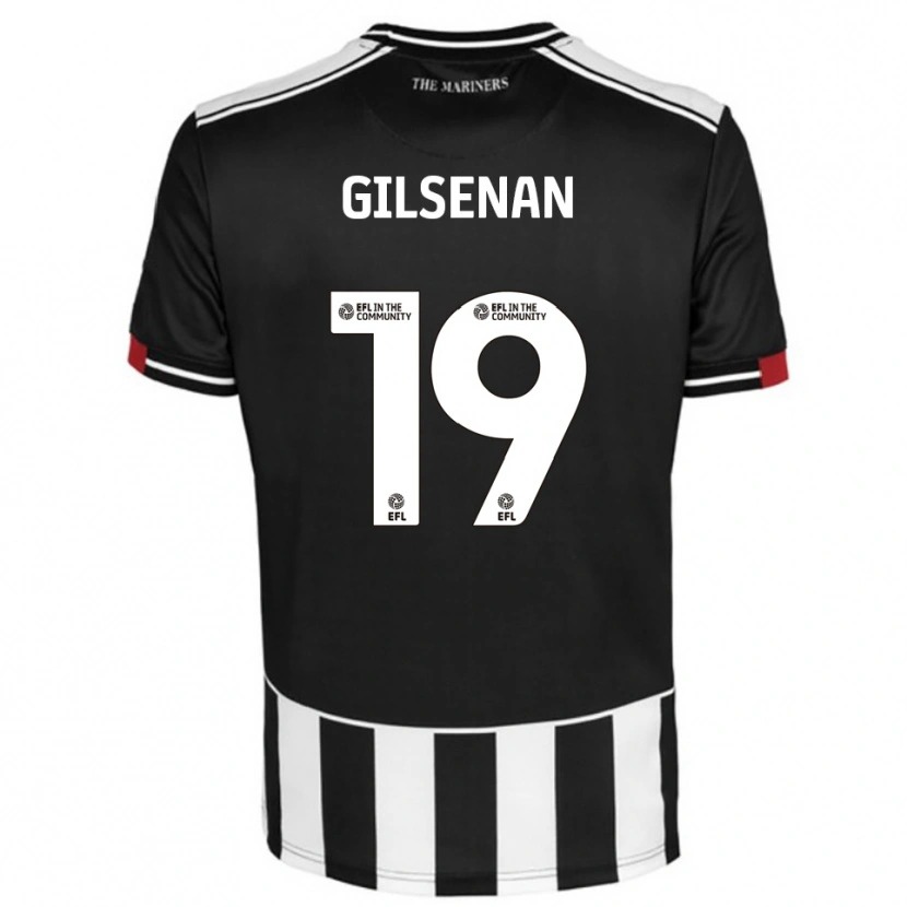 Danxen Men Zak Gilsenan #19 Black White Red Home Jersey 2025/26 T-Shirt