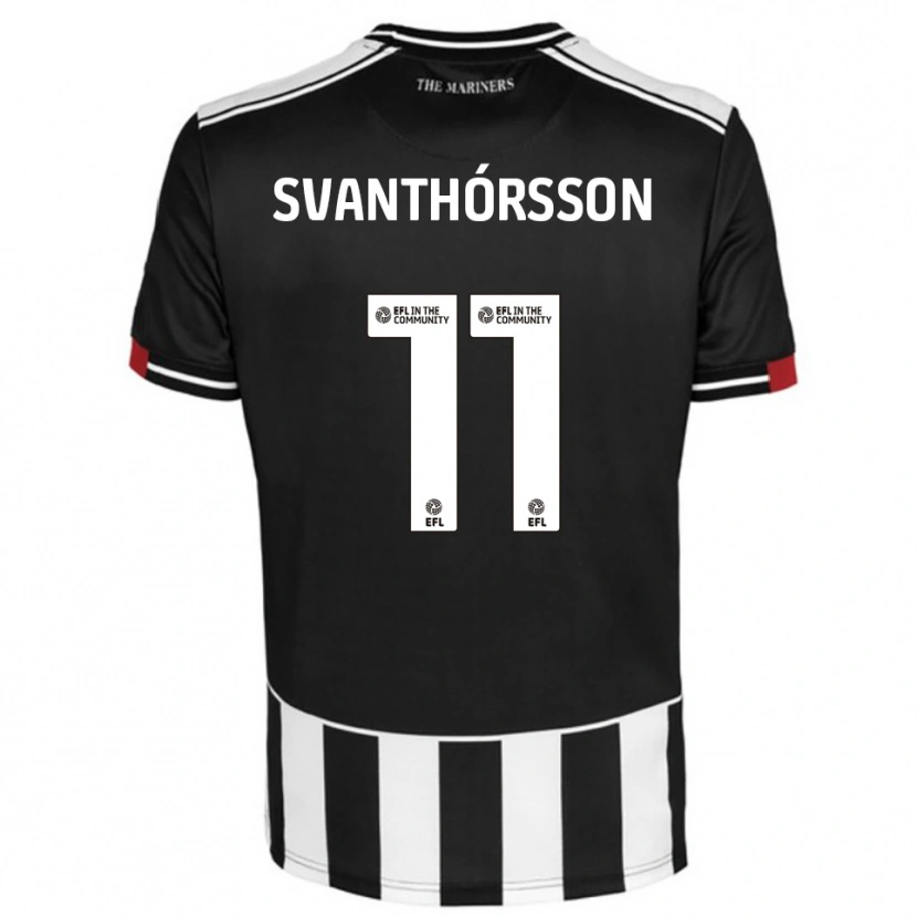 Danxen Men Jason Dadi Svanthórsson #11 Black White Red Home Jersey 2025/26 T-Shirt