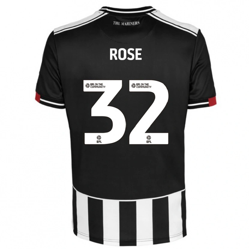 Danxen Men Danny Rose #32 Black White Red Home Jersey 2025/26 T-Shirt