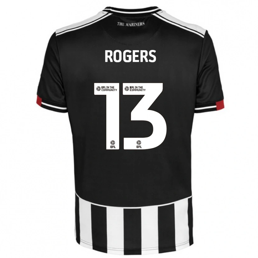 Danxen Men Hayden Rogers #13 Black White Red Home Jersey 2025/26 T-Shirt